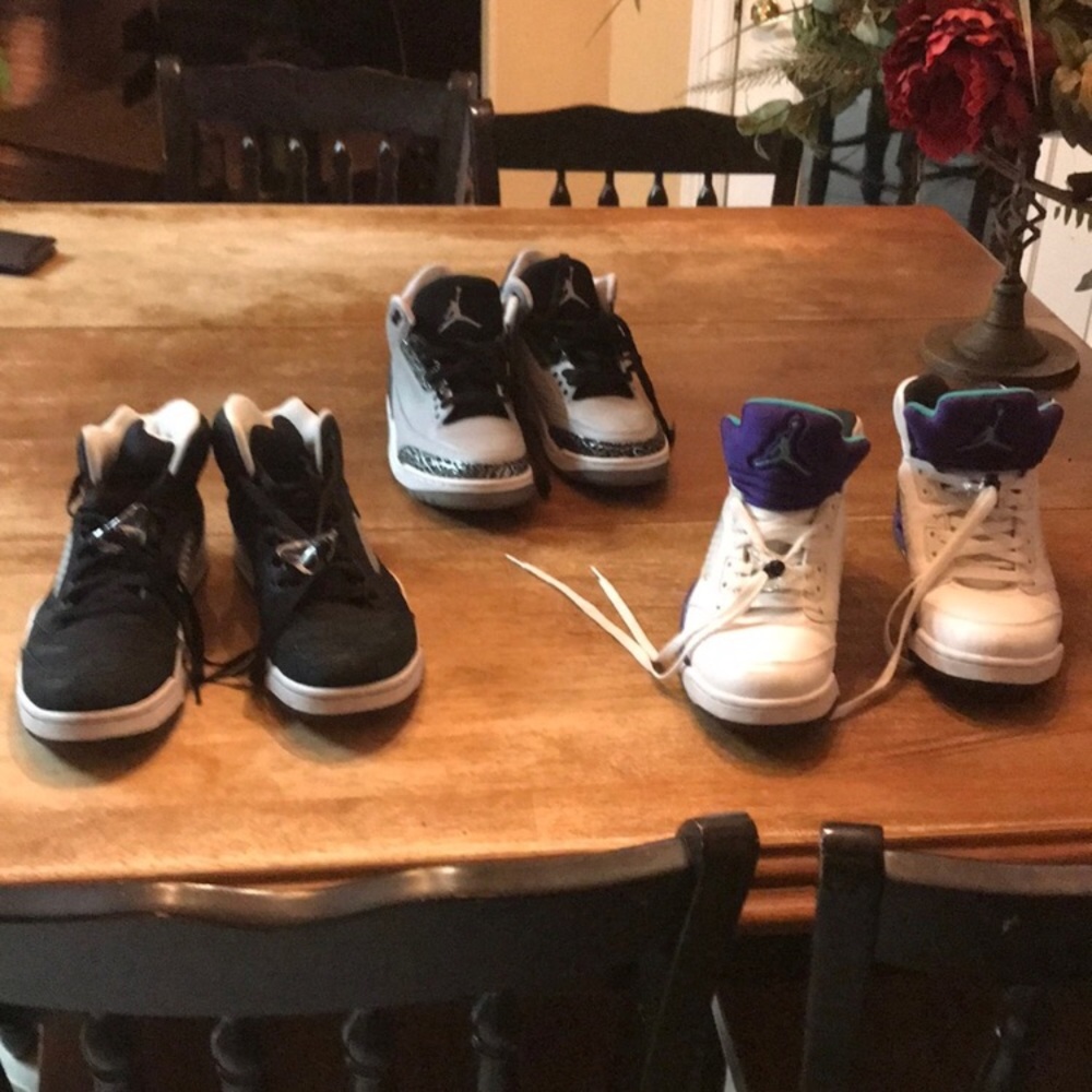Jordan 5’s and 3’s